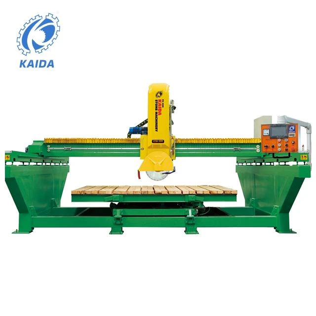 Automatic Tilting 45 Degree Chamfering Bridge Saw Stone Cutting Machine
